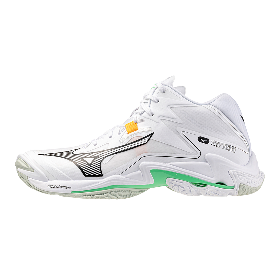 Mizuno WAVE LIGHTNING Z8 MID White/Black/Frozen Emerald